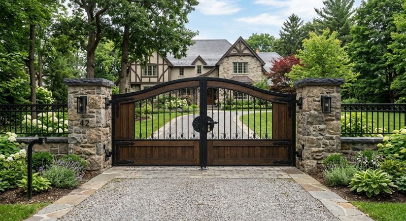 Entrance Gate Installation in Rockville, MD