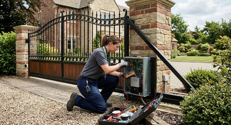 Gate Entry System Installation in Roswell, GA