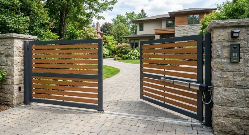 Motorized Gate Installation in Rockville, MD