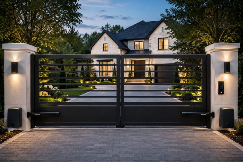 Motorized Gate Installation in Plano, TX