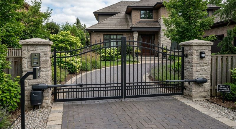 Motorized Gate Installation in Toms River, NJ