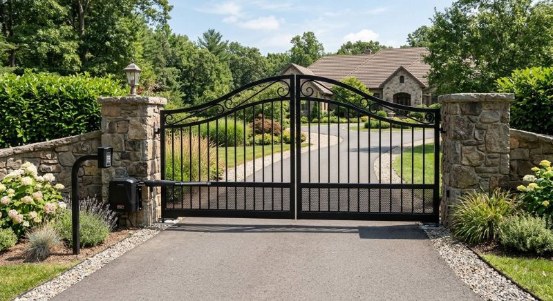 Driveway Gate Installation in Mcdonough, GA